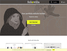 Tablet Screenshot of foliovilla.com